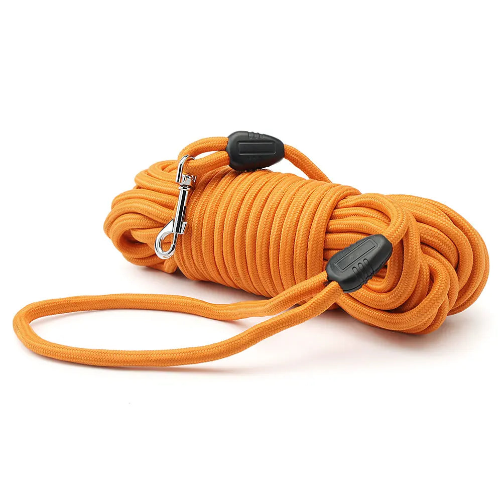 Laisses de chien de 8mm longue laisse pour animaux de compagnie en plein air chiot chat chien formation corde de marche 5M/10M/15M