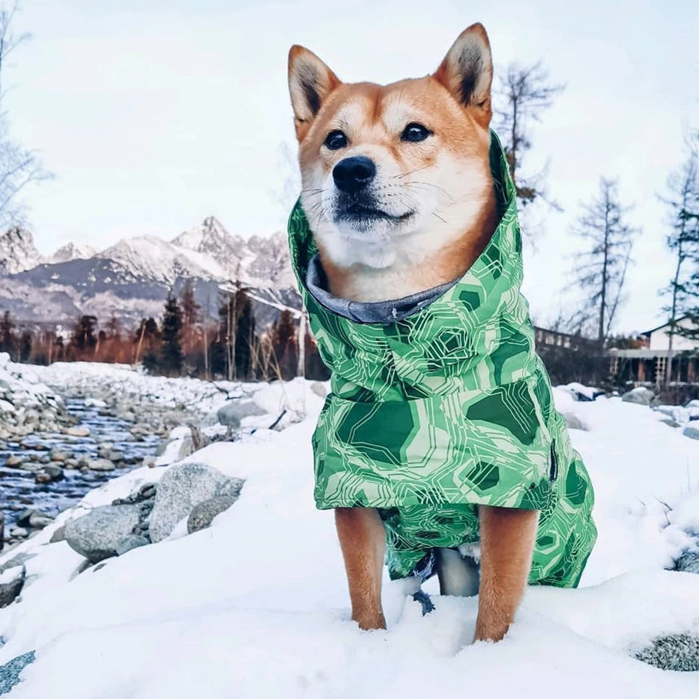 Ropa acolchada de invierno para perros, chaqueta impermeable muy cálidas para perros grandes, abrigo de algodón más grueso, ropa para mascotas, cachorros