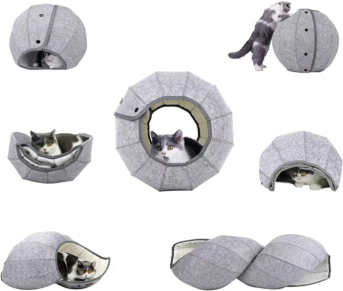 Cama plegable y transpirable para mascotas, nido para gatos