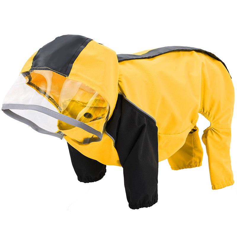 Poncho impermeable para perros con todo incluido para mascotas