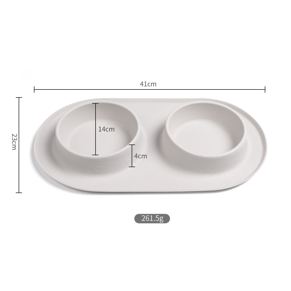 Nouveau Bol d'alimentation en Silicone pour animaux de compagnie