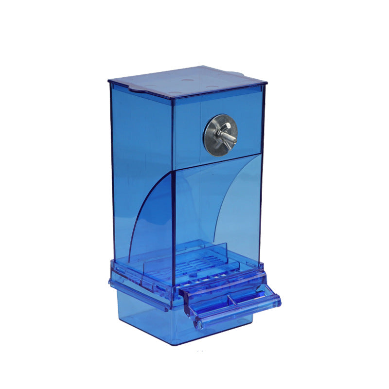 Transparent Automatic Plug-in Bird Food Container