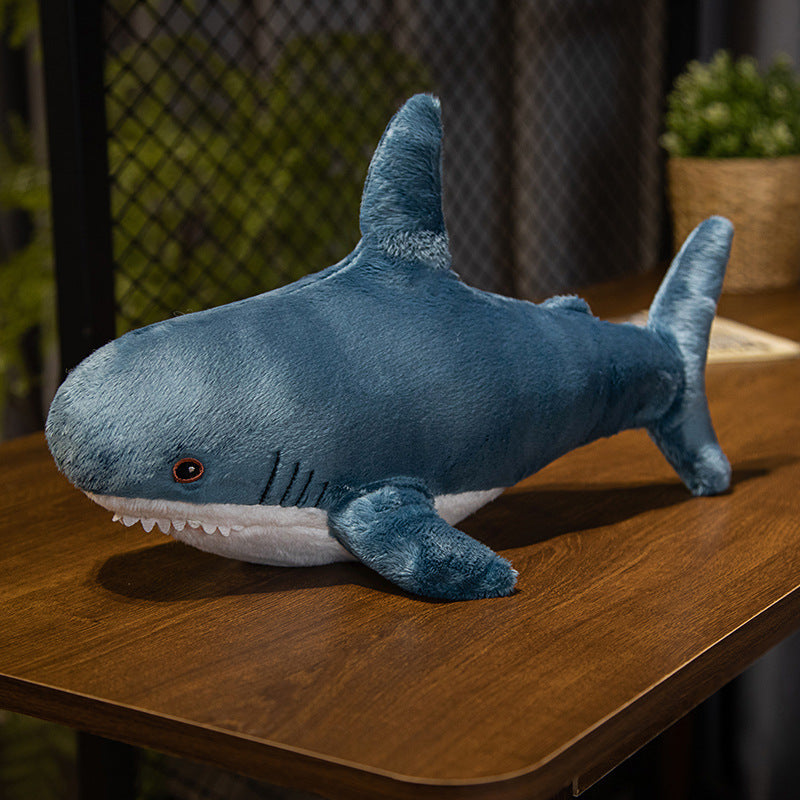 Fashion Simple Shark Throw Pillow Doll Plush Toys