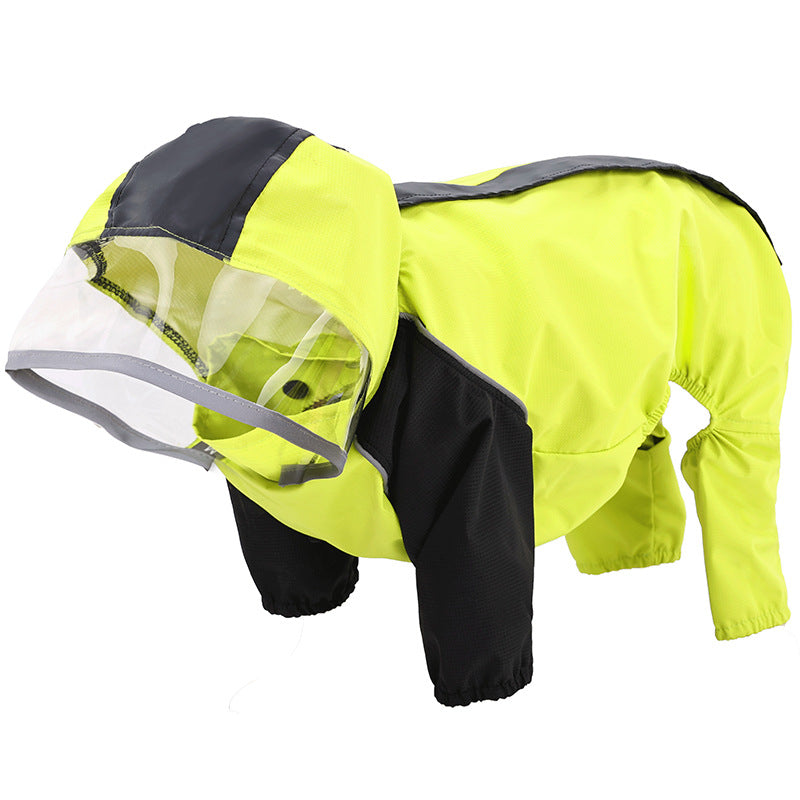 Poncho impermeable para perros con todo incluido para mascotas