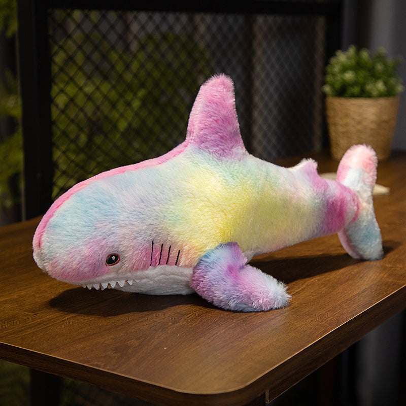 Fashion Simple Shark Throw Pillow Doll Plush Toys