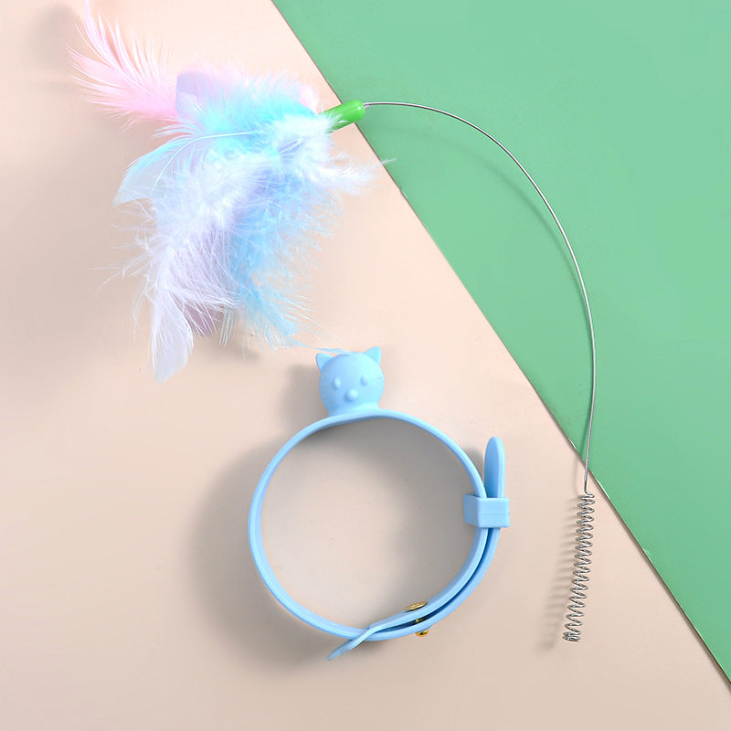 Pet Multifunctional Funny Feather Cat Toy