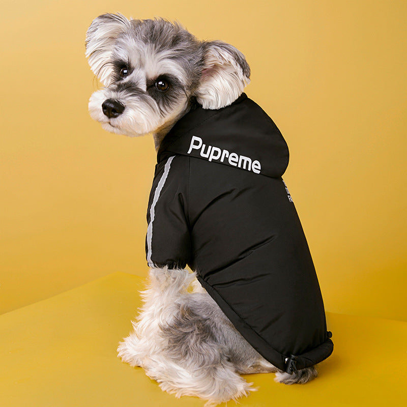 Ropa de invierno para perros más chaqueta gruesa de terciopelo