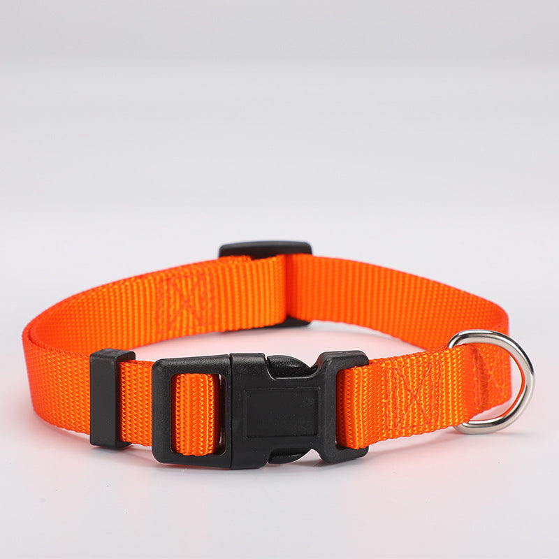 Adjustable Plain Polyester Pet Ring Nylon