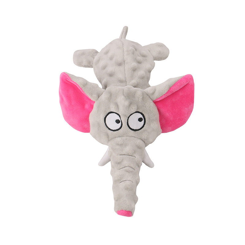 Juguete de peluche para mascotas, funda de teléfono de cuero con elefante, productos para mascotas de interacción con perros