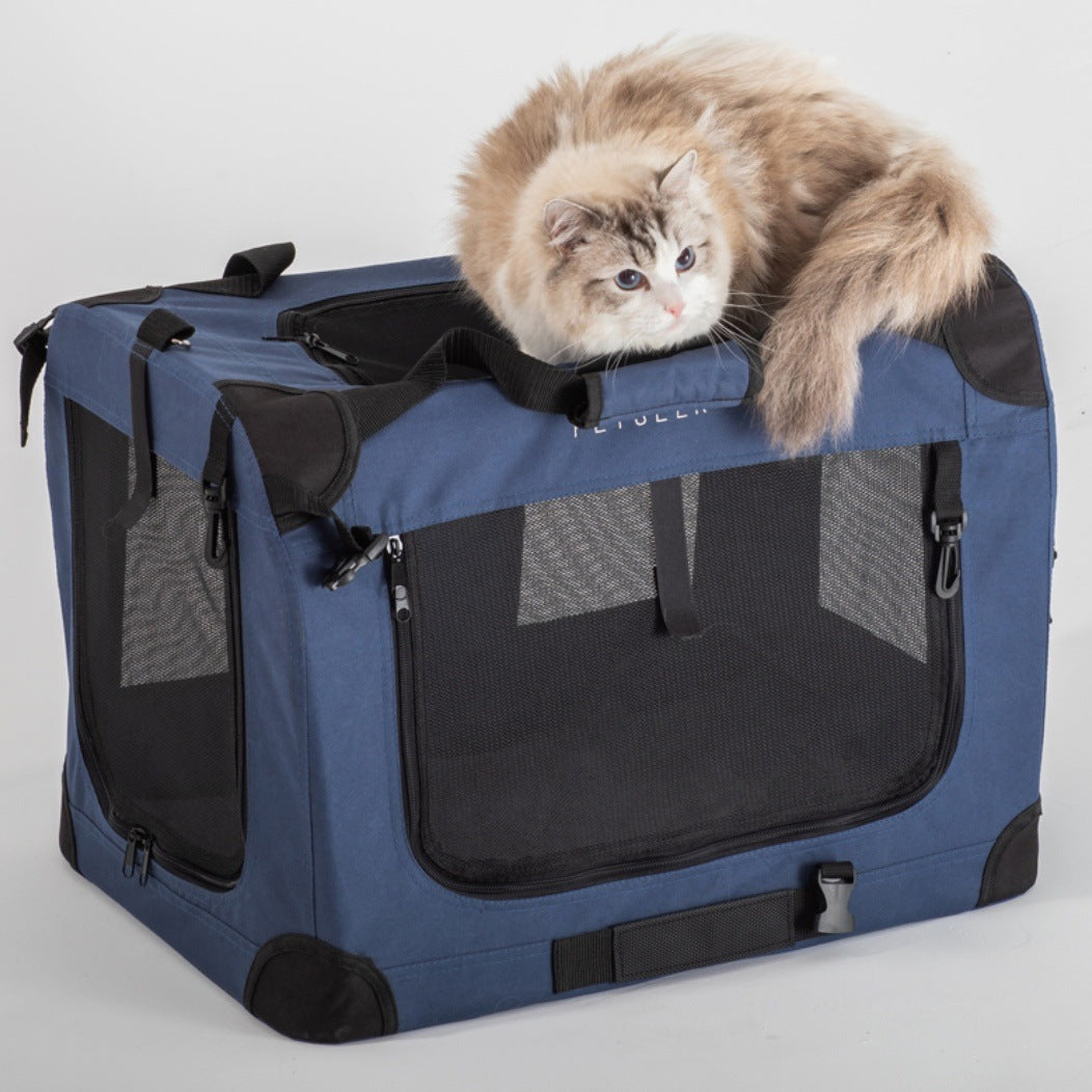 Sac de chat surdimensionné pour voiture, sac pliable de sortie pour animaux de compagnie