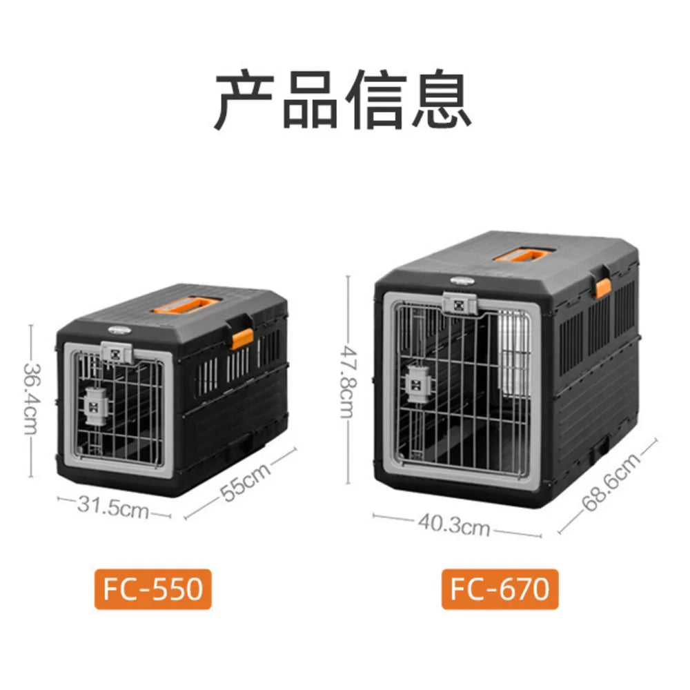 Breathable Cat Carrier Box Carrying Safe Travel Crate Transport Cage Carrier Basket With Handle For Indoor Puppy Car Outdoor