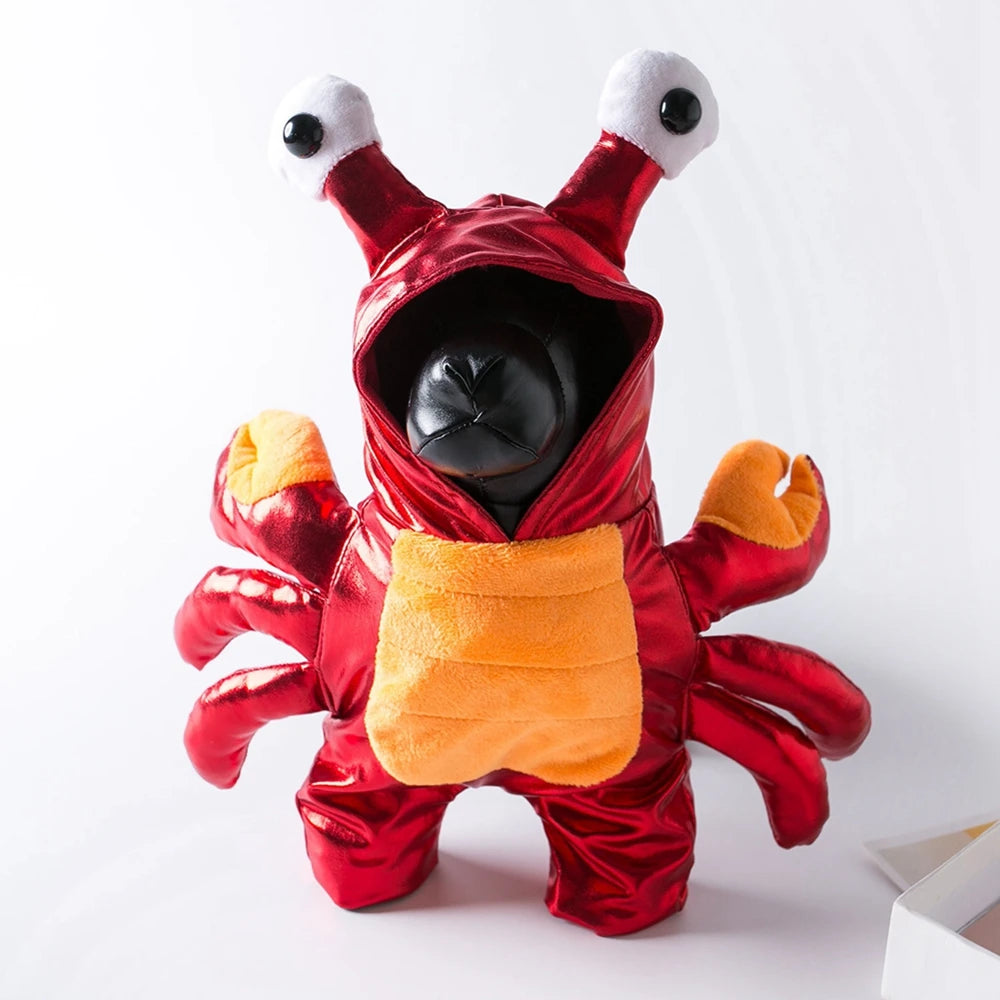 Ropa para perros Halloween divertido mascota disfraz de cangrejo rojo mascota lindo Cosplay ropa para eventos especiales traje disfraces para perros ropa conjuntos para perros