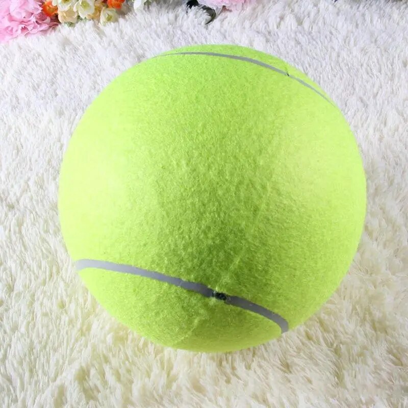 Balle de Tennis géante pour chien, 7/8/9, 5 pouces, jouets pour animaux de compagnie, jouet à mâcher, Signature Mega Jumbo, fournitures d'entraînement pour enfants, livraison directe en peluche