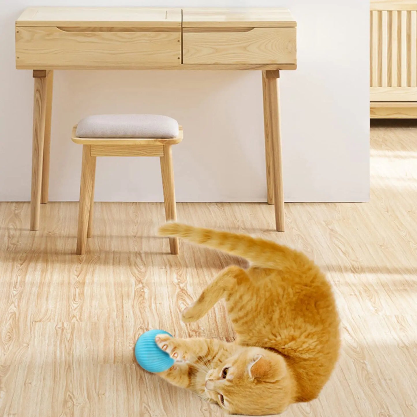 Jouets intelligents à bille roulante pour chat, rechargeables, balle à mouvement, jouets pour chaton auto-mobiles, pour jeu interactif en intérieur, 2023