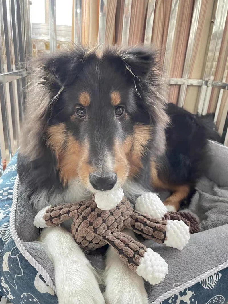 Divertido perro de peluche, burro de juguete con sonido, juguetes chirriantes, resistente a masticar, entrenamiento, perro, cachorro, gato, mascotas interactivas