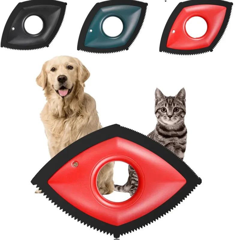 Peigne épilateur pour animaux de compagnie, 4 Modes, brosse, outil de nettoyage de poils de chien et de chat, tapis, canapé, tissu, siège de voiture, peignes réutilisables en caoutchouc pour animaux de compagnie