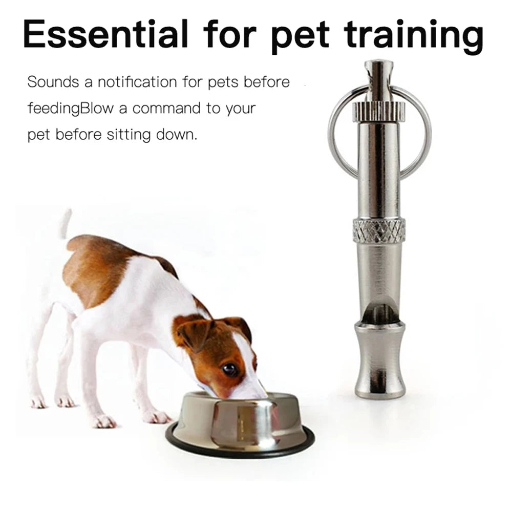 Sifflet réglable pour chien, entraînement pour chien, sifflet d'obéissance, répulsif sonore, contrôle des aboiements, pour entraînement de chien, sifflet dissuasif