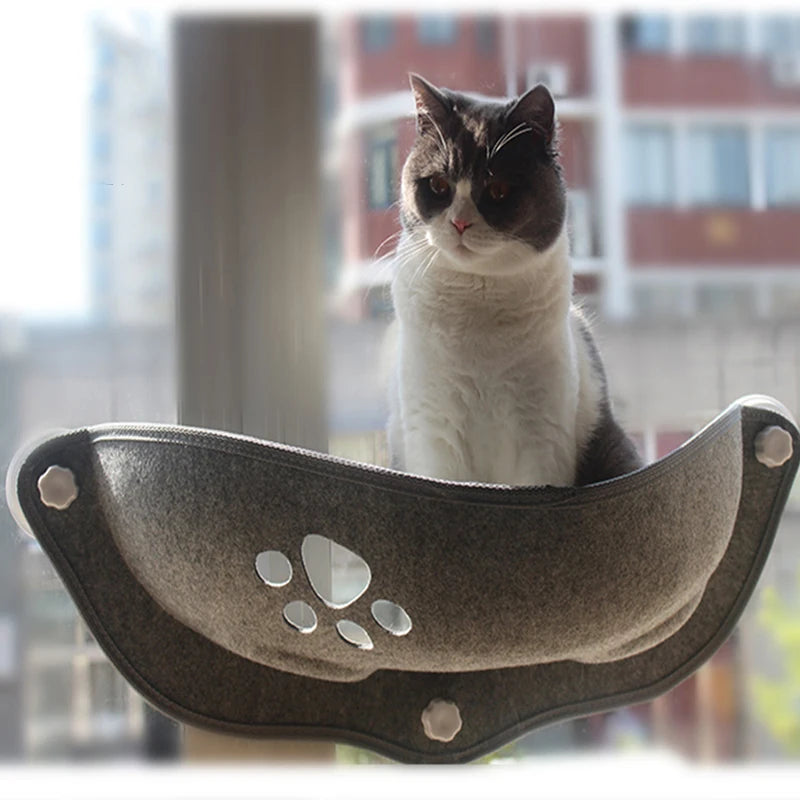 Cat Window Hammock With Strong Suction Cups Pet Kitty Hanging Sleeping Bed Storage For Pet Warm Ferret Cage Sunny Seat Beds