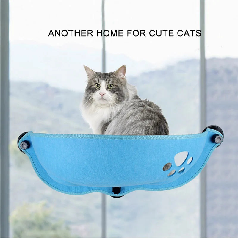 Cat Window Hammock With Strong Suction Cups Pet Kitty Hanging Sleeping Bed Storage For Pet Warm Ferret Cage Sunny Seat Beds