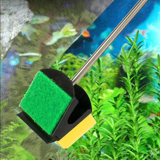 Brosses de nettoyage de plantes en verre d'aquarium, flottant, fenêtre propre, grattoir d'algues, éponge, accessoires, outils de haute qualité