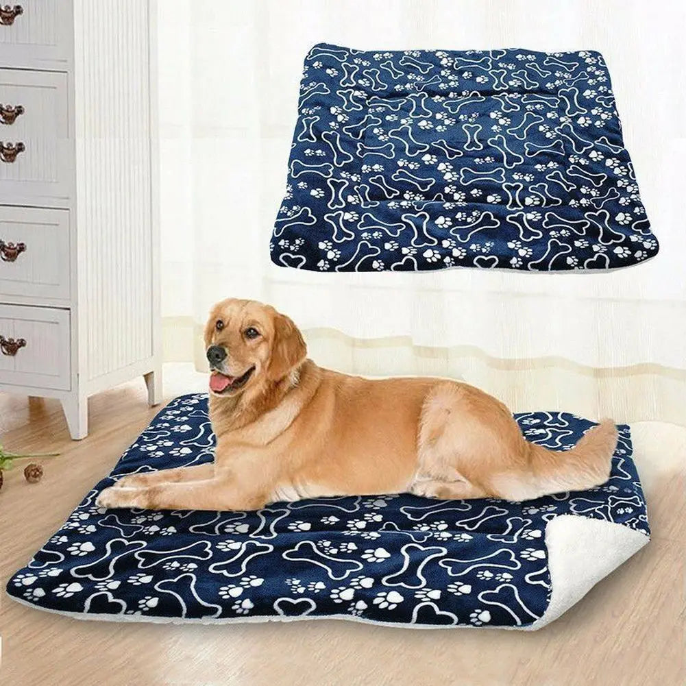 Cama cálida suave para perros y gatos, manta lavable para el hogar, cojín grande para cama de perro, colchón, perrera, estera suave, almohada para gatos, funda