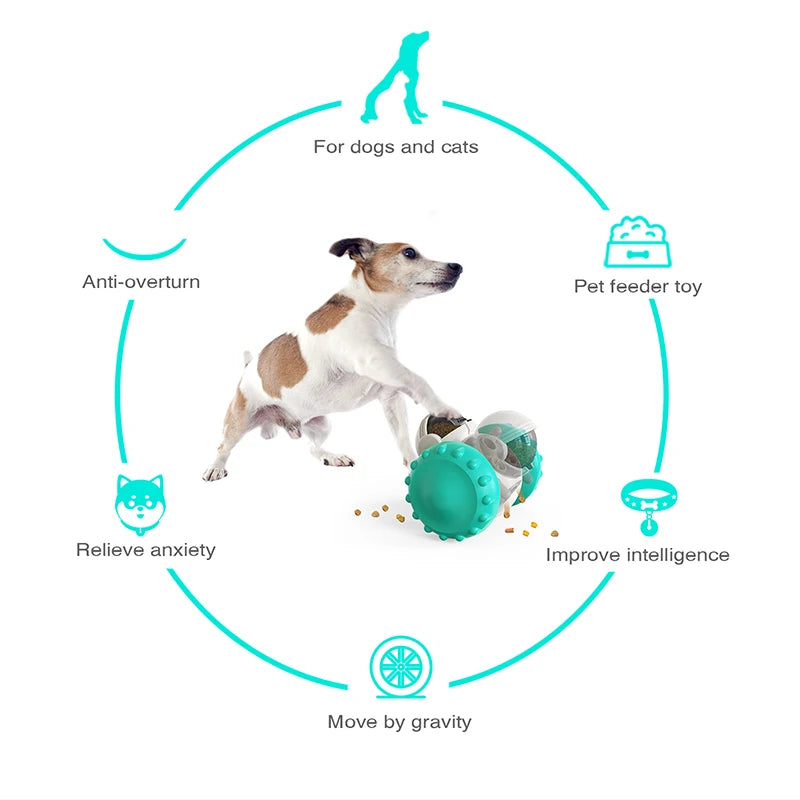 Jouet de fuite de friandises pour chiens, gobelet pour petits et grands chiens, jouets interactifs, chiot, chat, distributeur de nourriture lente, accessoires d'entraînement IQ