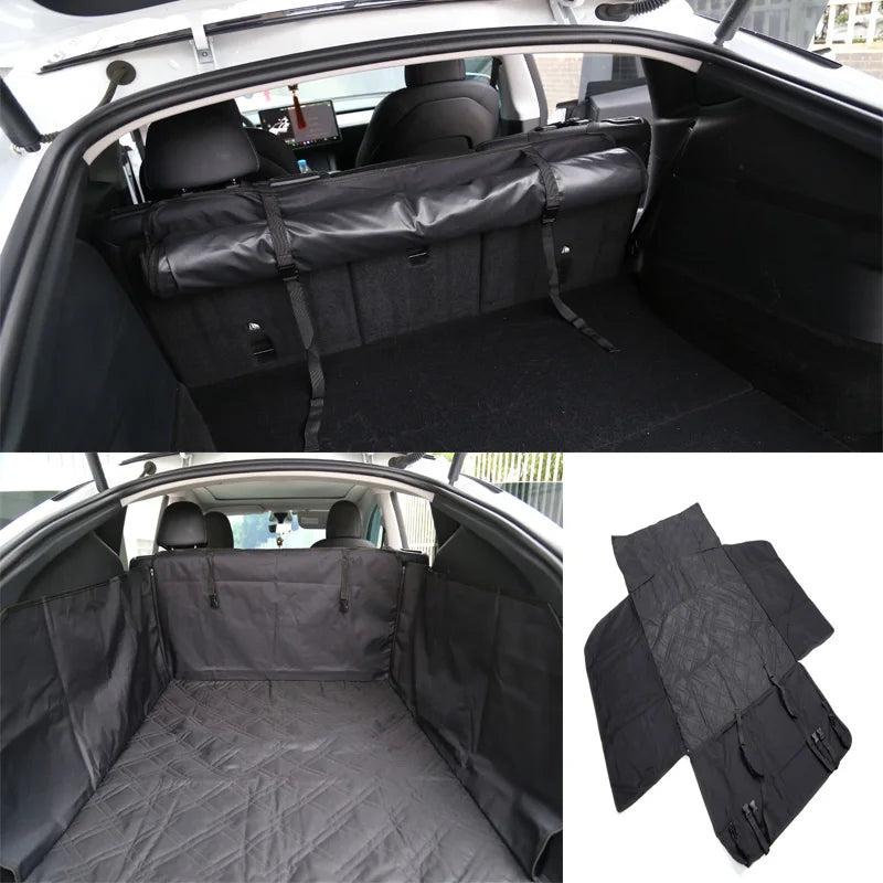 ModelY Trunk Pet Mat for Tesla Model Y Outdoors Camping Pad Wear-resistant Waterproof Dog Seat Cushion Bed Car Accessories 2023