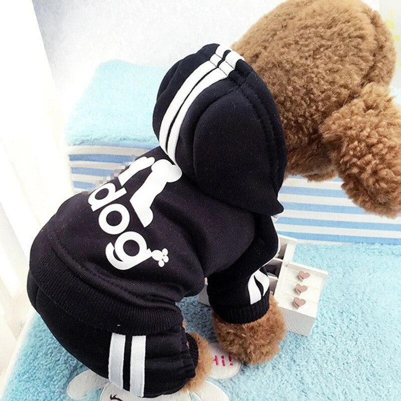 Clothes For Small Dogs Autumn Winter Warm Puppy Pet Cat Coat Jacket Sport Dog Jumpsuits Chihuahua French Bulldog Clothing Outfit Fashion Style