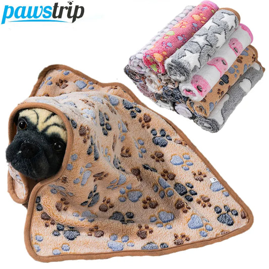 Warm Soft Pet Dog Bed Blanket Mat Plush Thin Pet Sleeping Blanket for Dogs Cats Warm Breathable Cat Cover Blanket Pet Supplies