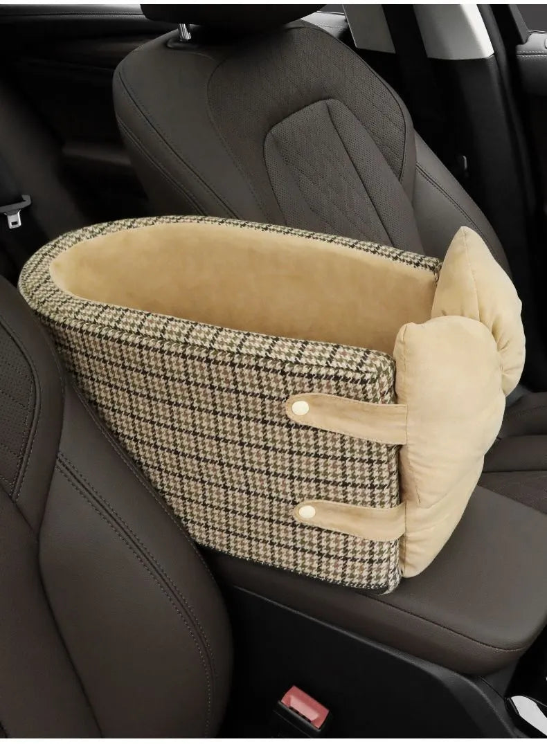 Accoudoir de voiture pour chat, nid de lit pour animal de compagnie, siège de voiture pour chien, contrôle central, transport, protection de transport pour petit chien, chiot, housse de siège de voiture