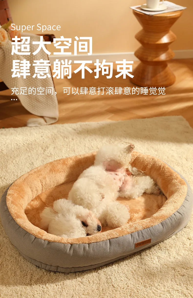 Winter Warm Pet dog Bed Kennel Cat House Sleeping Pumpkin Puppy Cushion Mat Cat House For Cats Cama Gato