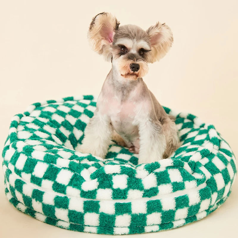 Lit pour animaux de compagnie Super doux, tapis en peluche pour chat, lits pour chiens de petite et moyenne taille, lit pour animaux de compagnie, bouledogue français, Yorkies