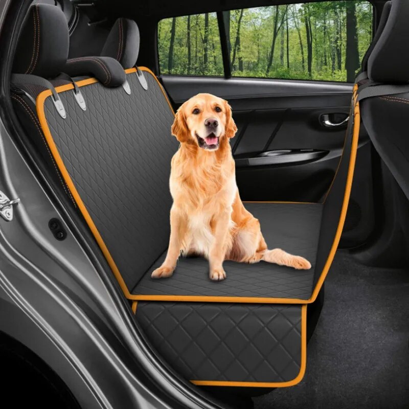 Dog Car Seat Cover 100% Pet Dog Carriers Travel Mat Hammock For Small Medium Large Dogs Car Rear Back Seat Safety Pad Accessories