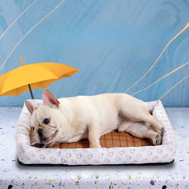 Tapis rafraîchissant pour chiens et chats, gardez votre animal au frais par temps chaud, lit apaisant pour chiens