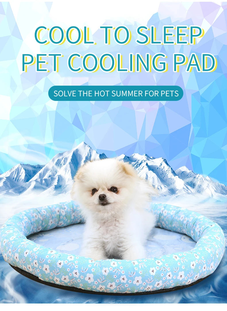 Dog Mat Cooling 2022 Summer Pad Mat For Dogs Cat Blanket Sofa Breathable Pet Dog Bed Washable For Small Medium Large Dogs