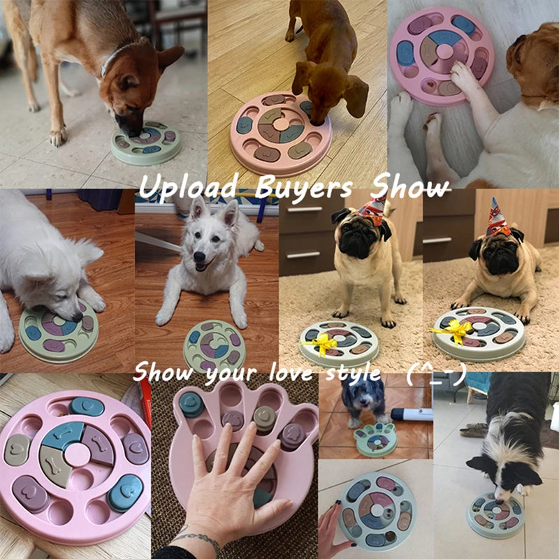 Jouets Puzzle pour chiens, jeux interactifs, augmente le qi, entraînement et enrichissement mental du chiot, soulage l'anxiété, bol distributeur d'alimentation lente pour animaux de compagnie