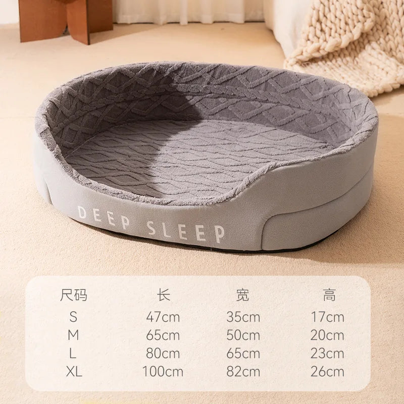 Big Bed Pet Sleeping Bed Large Dogs Pet Items Pet Medium Warm Cushion Mat Supplies Kennel Products Home Garden