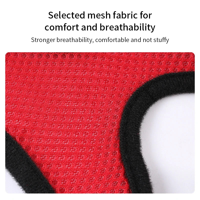 Cat Dog Harness with Lead Leash Adjustable Vest Polyester Mesh Breathable Harnesses Reflective sti for Small Dog Cat accessories