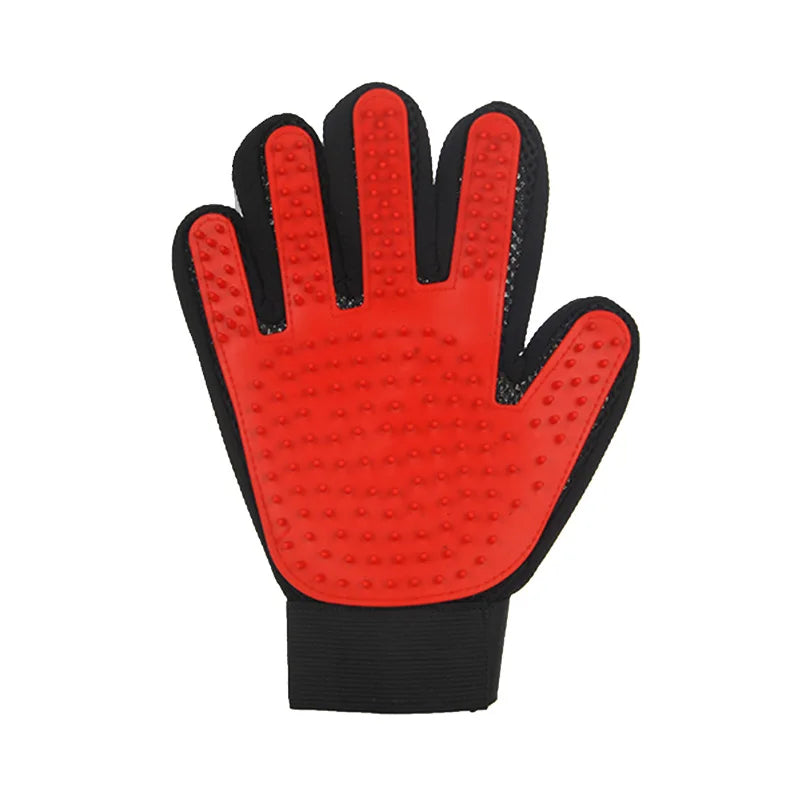 Guantes para quitar el pelo de gato, limpieza de belleza para mascotas, aseo, masaje efectivo, peines para perros, cepillo flotante, 6 colores, 1 ud.