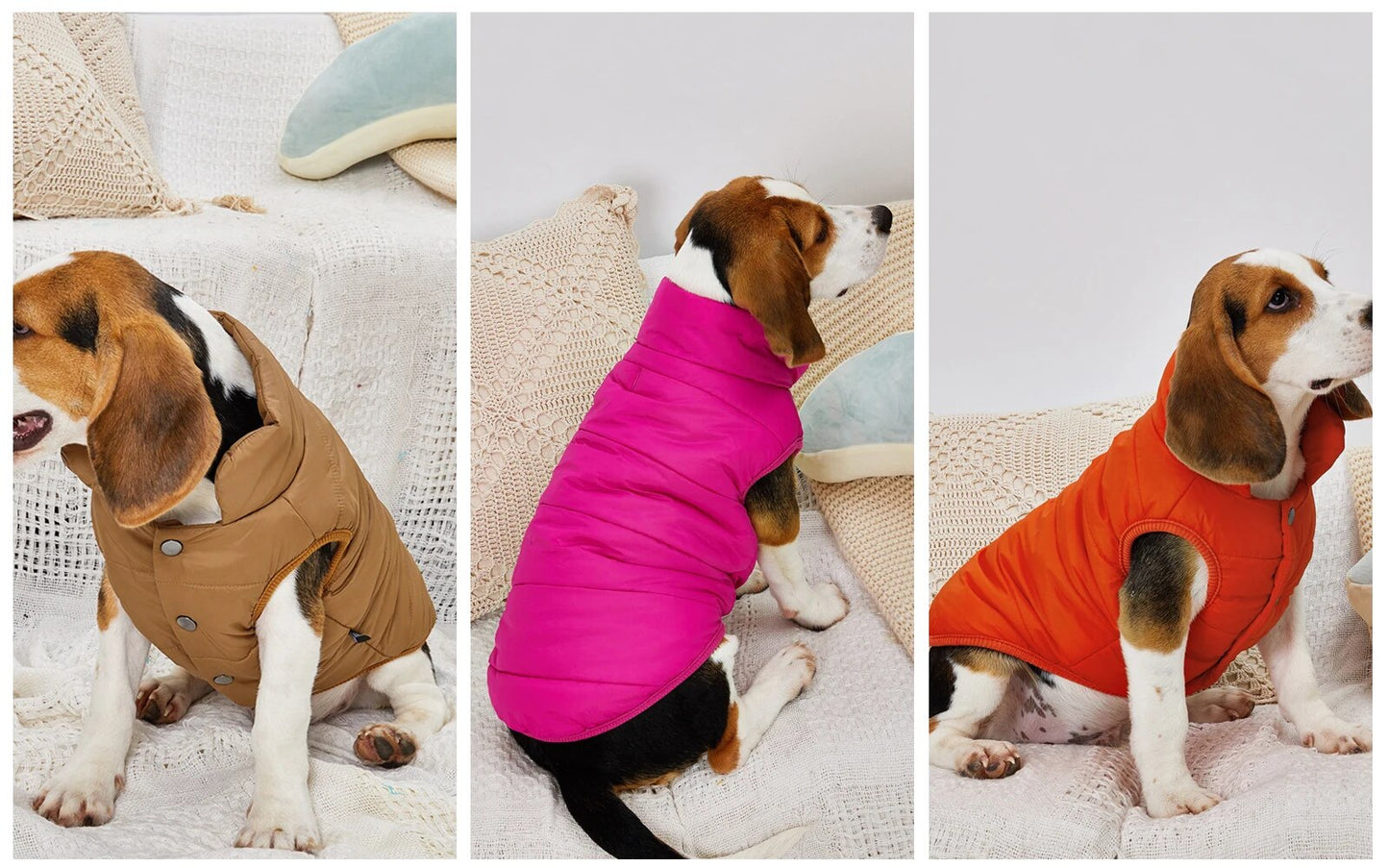 Abrigo de invierno para mascotas, ropa para perros, ropa de invierno, ropa cálida para perros pequeños, abrigo navideño para perros grandes, ropa de invierno, estilo de moda Chihuahua