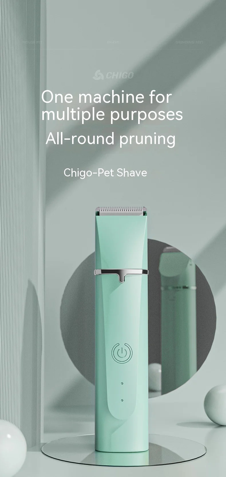 4 in 1 Dog Clippers Rechargeable Hair Clipper Cat Clippers Paw Trimmer Pet Grooming Kit Dog Grooming Equipment Dog Accessories