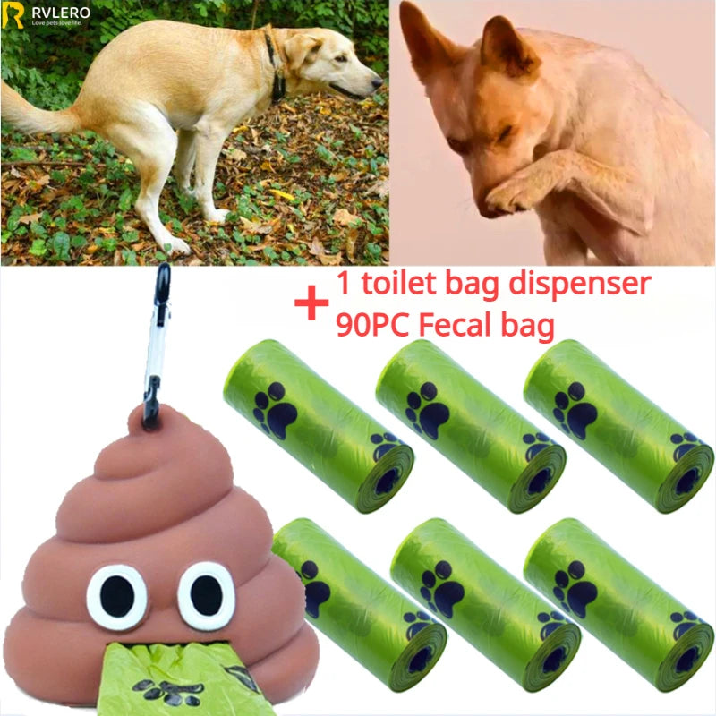 Dispensador de bolsas fecales para mascotas, bolsa de basura para exteriores para gatos y perros, hebilla colgante, caja de almacenamiento de bolsas de estiércol portátil, productos de limpieza para mascotas