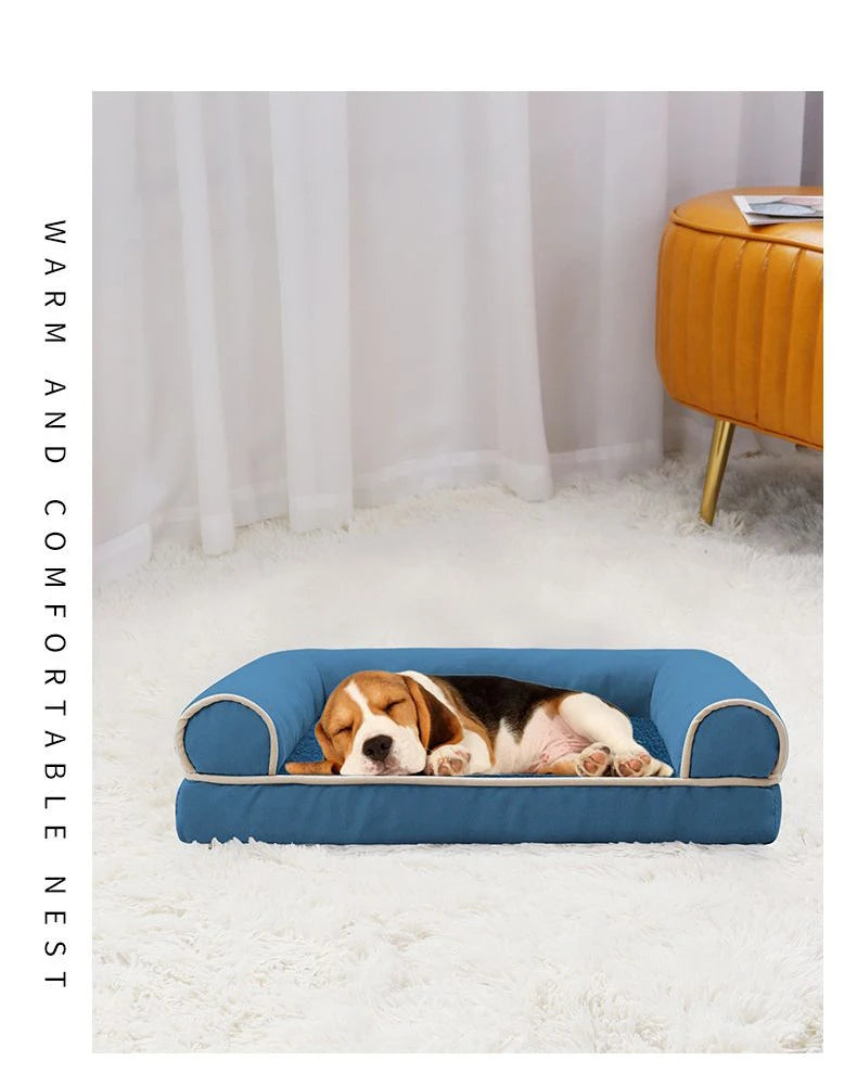 Pet Dog Sofa Soft Sponge Mat Kennel Square Deep Sleep Breathable Blanket Pet Bed for Small Medium Dog Pet Supplies dog mattress