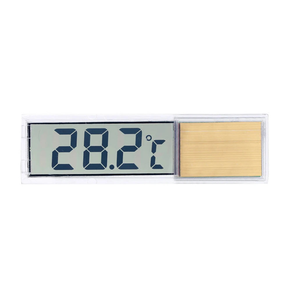 Thermomètre d'aquarium étanche 3D numérique LCD électronique température du réservoir de poisson poisson tortue compteur de température décoration d'aquarium