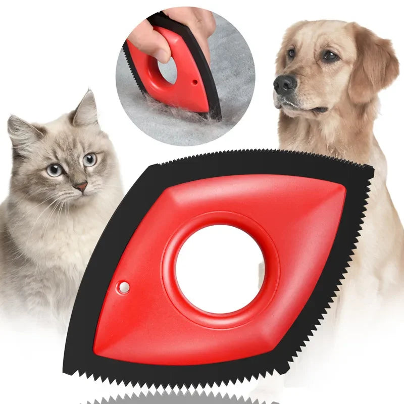 Peigne épilateur pour animaux de compagnie, 4 Modes, brosse, outil de nettoyage de poils de chien et de chat, tapis, canapé, tissu, siège de voiture, peignes réutilisables en caoutchouc pour animaux de compagnie