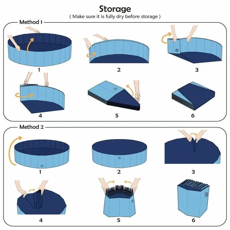 Piscina plegable para perros, piscina de bolas para niños, interior, exterior, verano, baño fresco, bañera de lavado, 60-80 cm de diámetro, accesorios portátiles para bañera de baño para mascotas