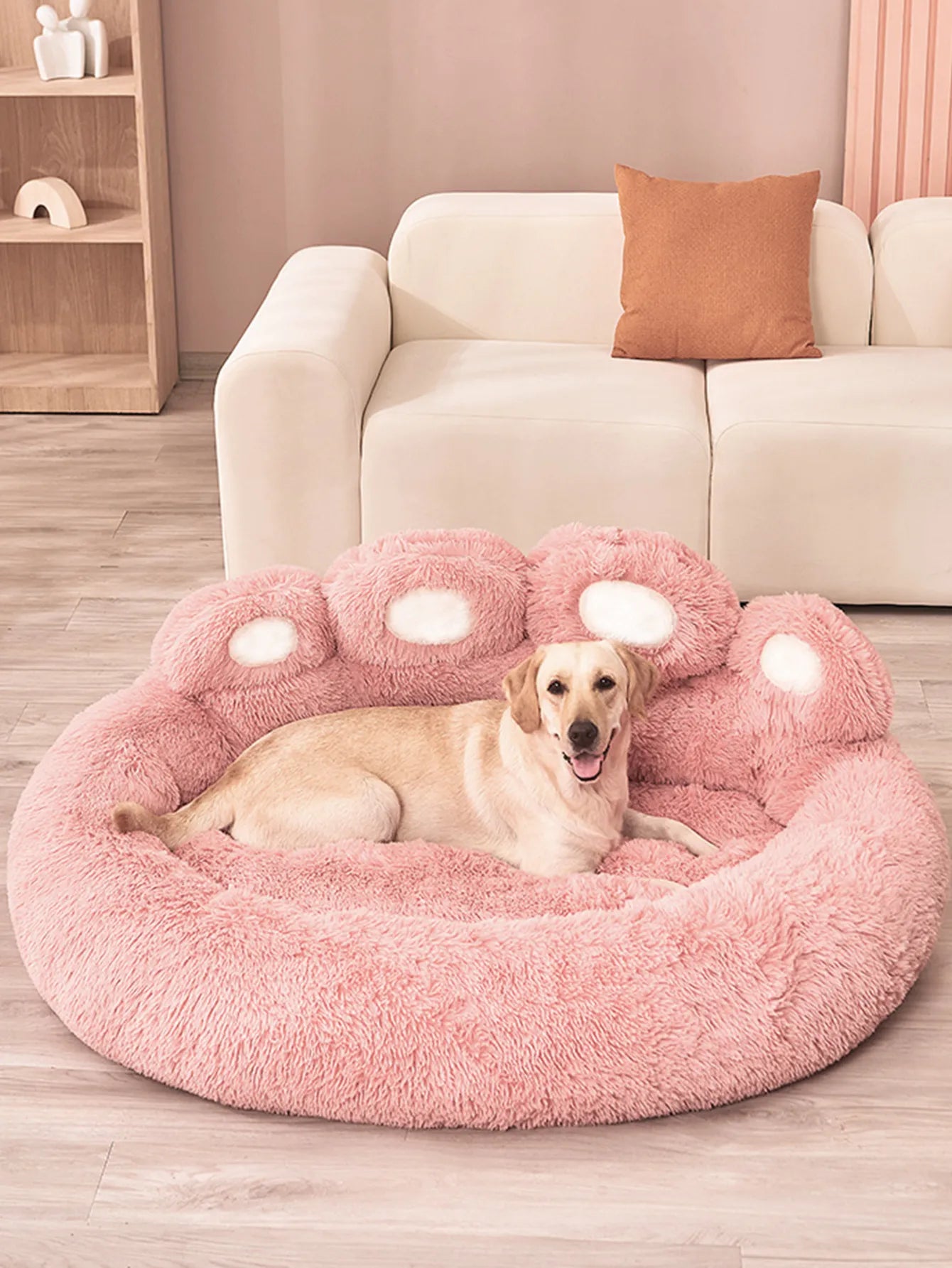 Lit moelleux pour chien, niche en peluche, produits pour animaux de compagnie, grands lits pour chiens, literie, panier de canapé, petit tapis pour chats, grand coussin, chiot, animaux de compagnie