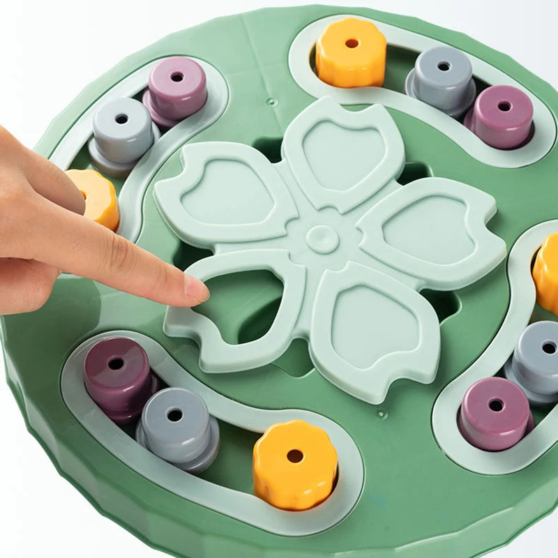 Jouets Puzzle pour chien, gamelle interactive pour ingestion lente, augmentation du qi du chiot, distributeur de nourriture, manger lentement, bol antidérapant, jeu d'entraînement pour animaux de compagnie, chat et chien