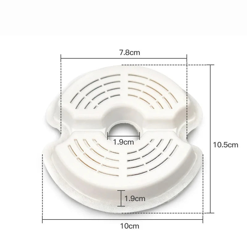 Filtres de remplacement de charbon de fontaine d'eau pour la fontaine à boire de chat d'acier inoxydable 304 4 paquets de filtres fournitures pour animaux de compagnie