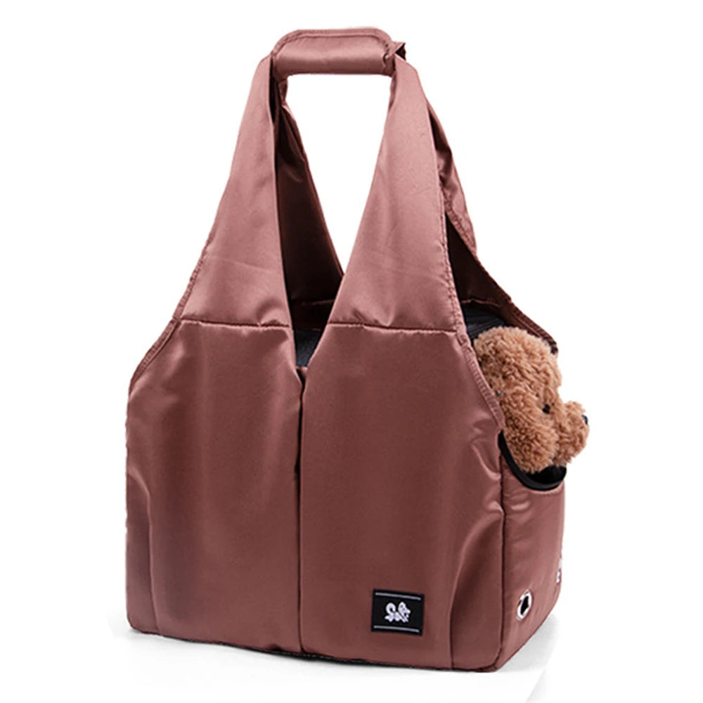 Sac de transport pour petits chiens, sac de voyage Portable pour chien, poignée souple, respirant, porte-chat, sac à main de grande capacité sans fuite